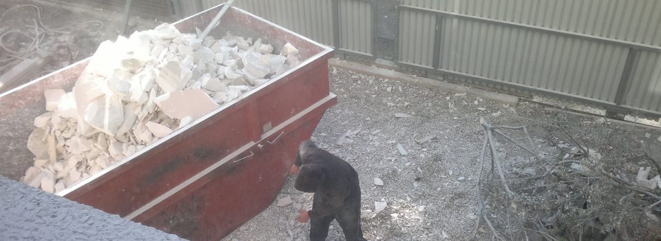 évacuation gravats avril 2012