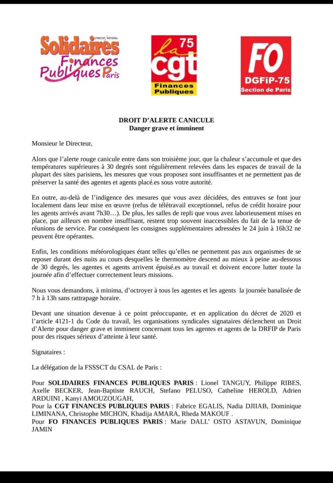 droit d'alerte
